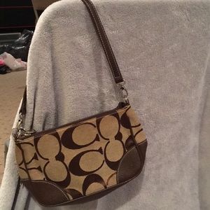 Coach purse and coach Breast cancer keychain